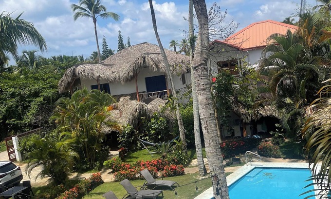 La Ceiba Villa | PlayaBonita-LasTerrenas NearBeach/-6Beds+WiFi+11Pax/3BR+BBQ