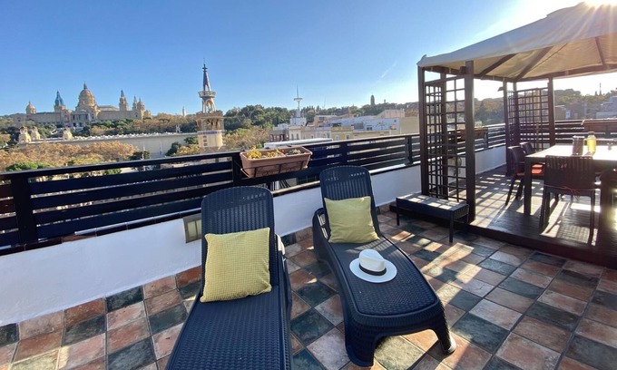 La Font de la Guatlla Apartamento | Plaza España Penthouse con Terraza