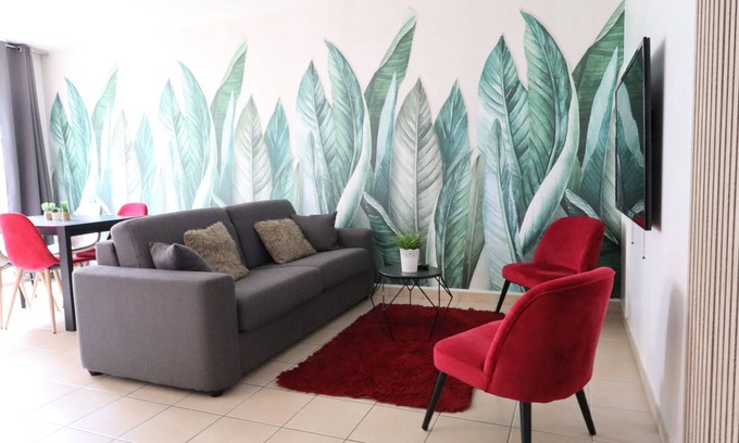 Montevrain Apartamento | Plaza Vienne 01-Apartamento-Apartamento-Baño con bañera-Terraza