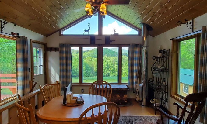Roxbury Cabaña | "Pleasant Brook Cottage" near Roxbury Village - Woods, Streams, Wi-fi, sleeps 6