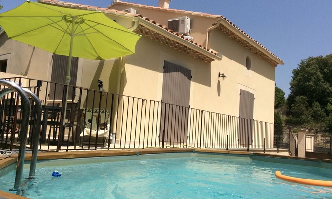 Mormoiron Casa | Agradable villa a los pies del ventoux con piscina, cerca de un lago.