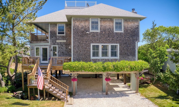 Newbury Casa | Plum Island Beach House with Privacy, Space, Water Views and Easy Beach Access!