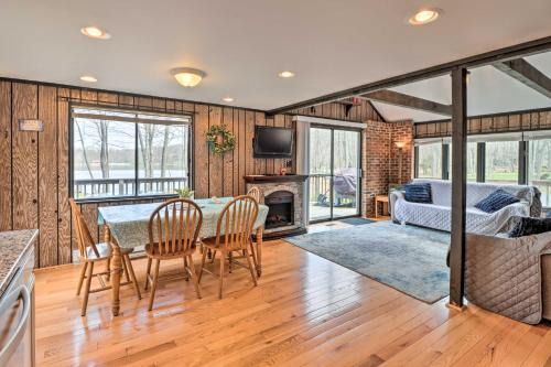 Locust Lake Village Casa | Pocono Lake Home with Fire Pit Walk to Ski Hill!
