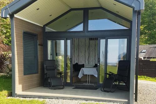 Llwyngwril Chalet De Esquí | POD6 Family Glamping with seaview & Wi-Fi