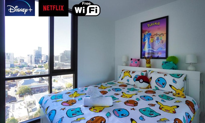 Adelaide Central Business District Apartamento | Pokémon Theme Luxury 2BR Apartment with King Beds & Stunning Views