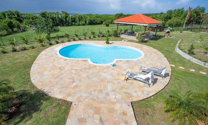 Le Vauclin Villa | Villa Pom Kanel, 5 habitaciones con piscina