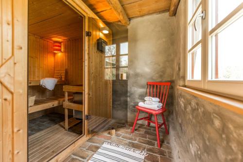 Ahlbeck Casa | Pommernhaus Josephinenhof, Sauna, Kamin, Ruderboot