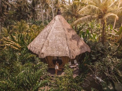 Abiansemal Villa | Pondok Kebun - 1 bd Eco Bamboo House, Pool, Garden