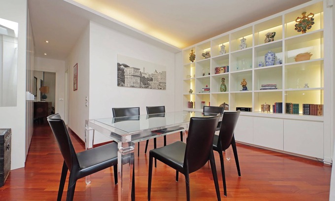 Quartiere Coppede Apartamento | POOL and BALCONY- LUXURY APARTMENT - JACUZZI -WiFi-AirCondition