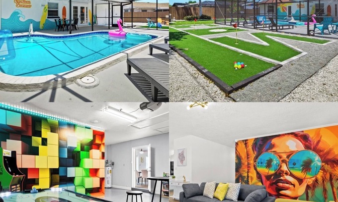 Whitfield Casa | Pool Home - MiniGolf -Arcade- Near Beaches - Pet Friendly