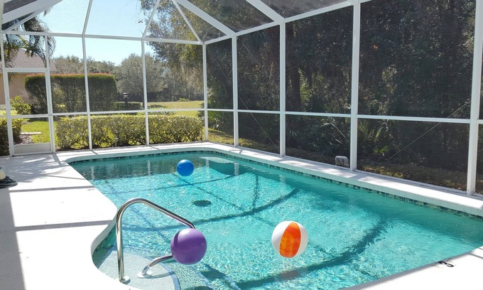 Braden River Casa | Pool home with 2 car garage