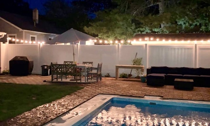 Somers Point Casa | Pool Oasis Near the Beach in a Charming Cottage