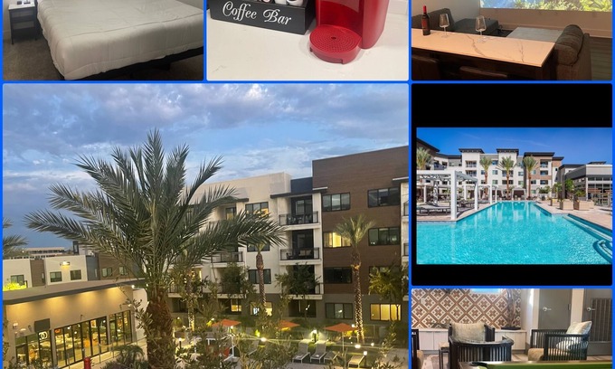 Desert Ridge West Apartamento | Pool Side Apartment With Private Cinema in Scottsdale next to the Mayo Clinic