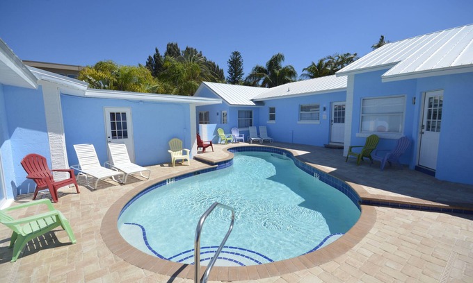 Siesta Key Hotel | ¡PARA ESTRENAR! Lujo 1 Bed Villa # 2 PISCINA - caminar a la playa
