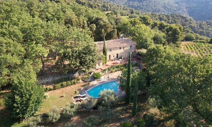 Suzette Villa | Pool, Villa La Colline, beautiful view of Mt Ventoux