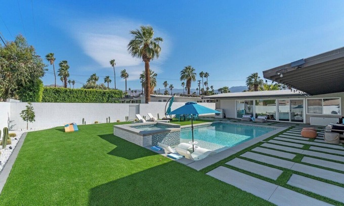 Palm Desert Casa | Poolside at Panorama - Walk to El Paseo