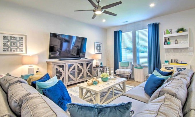 Millville Casa | Porch + Pool Access: Millville Townhome!