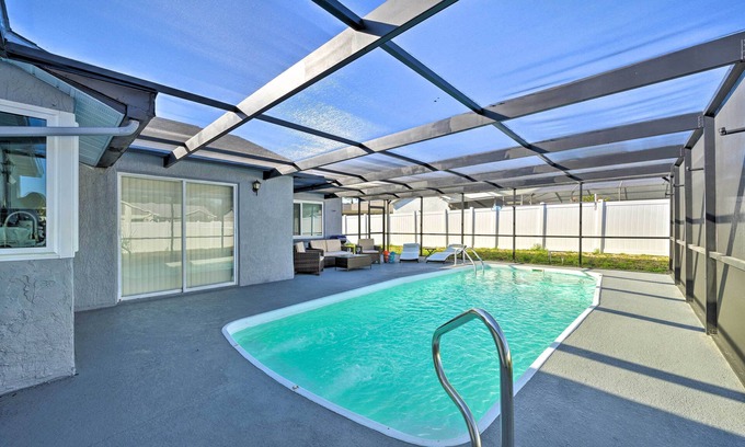 Orchid Lake Village Casa | Port Richey Getaway w/ Lanai, Pool & Grill!