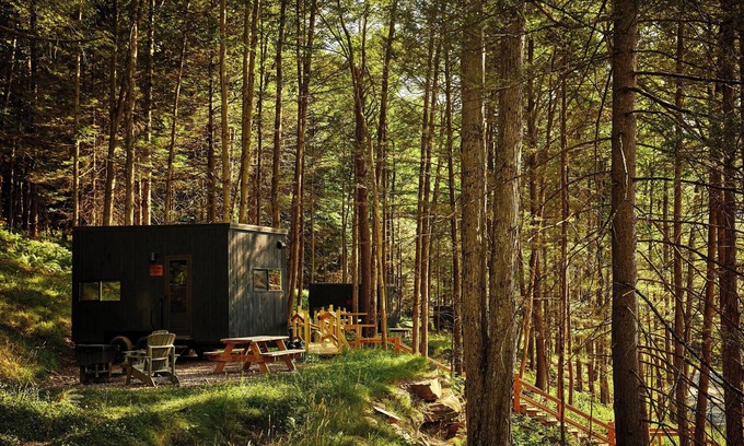 Town of Colchester Cabina | Postcard Cabins Western Catskills