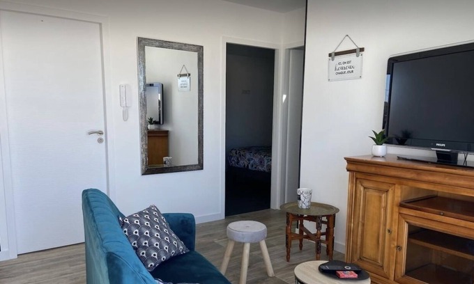 LʼAiguillon-sur-Mer Apartamento | Pour 4 Pers Plein Soleil, Gd Terrasse sur Toiture