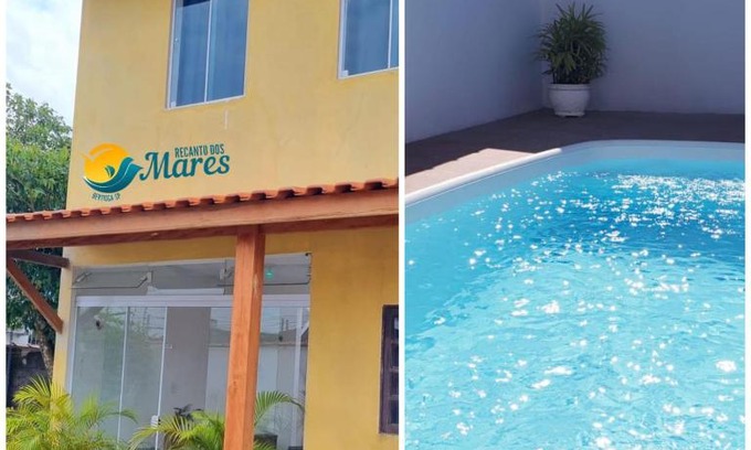 Jardim Rio da Praia Casa | Pousada Recanto dos Mares-Chalés e suites-próximo do SESC Bertioga-SP