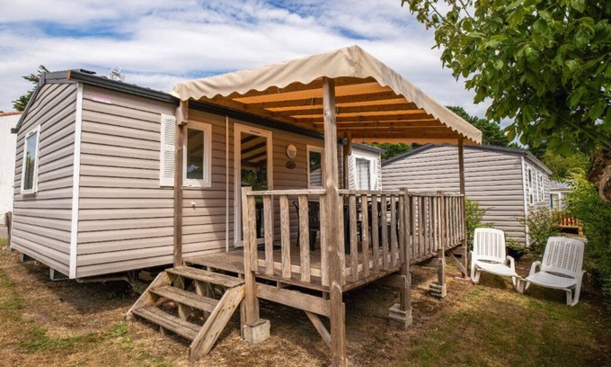 Les Moutiers-en-Retz Casa | Près de la plage | Mobil-home confort + TV
