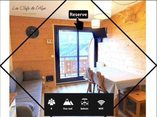 Eclose-Est Apartamento | Près des pistes - Plein sud - Vue incroyable