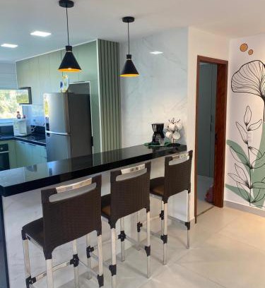 Prainha Apartamento | Prainha com roupa de cama e banho