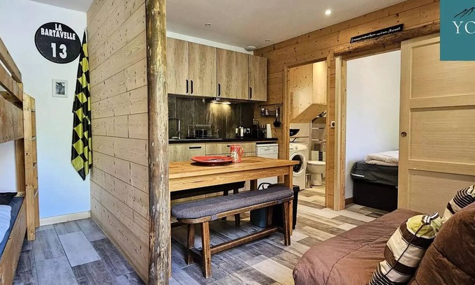 Saint-Sorlin-d'Arves Chalet De Esquí | Praz-bel Residence - P4 - Ground floor apartment of a new chalet