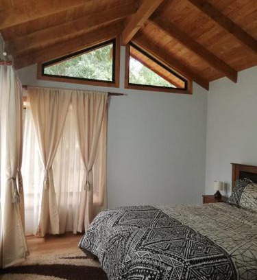 Villarrica Apartamento | Preciosa Casa en Parcela con chimenea 3d 2b