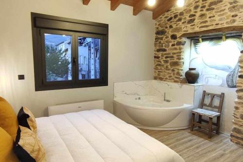 O Barco de Valdeorras Apartamento | Precioso Apartamento 2 Hab con Bañera Hidromasaje