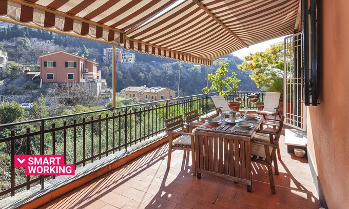 Bogliasco Apartamento | Precious terrace in Bogliasco by Wonderful Italy