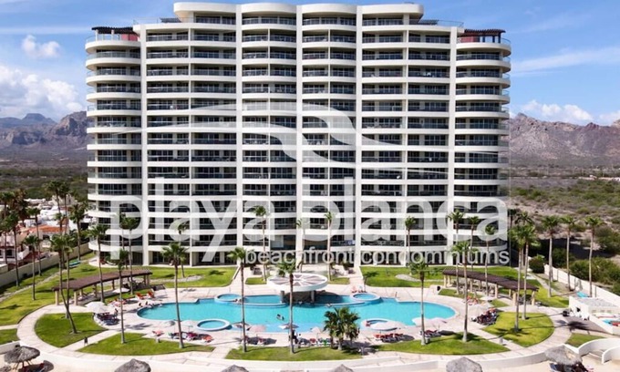 San Carlos Condominio | Premier Playa Blanca Condo 108: 2 BR, 2BA, Beachfront,Ground Level,Hotel Service