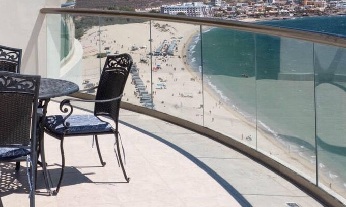 San Carlos Condominio | Premier Playa Blanca Penthouse 1410: 3 BR,3BA,Beachfront,Terrace,Hotel Service