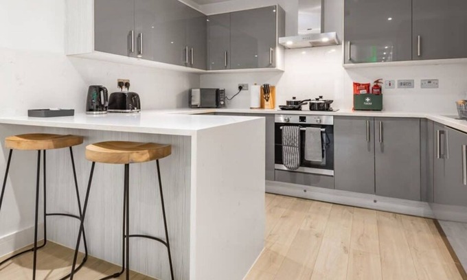 Rushmoor District Apartamento | Premium 1 bed 1 bath APT in Aldershot, Parking