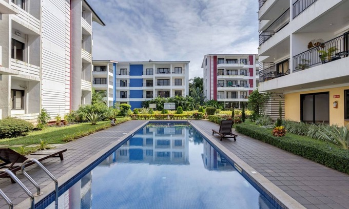 Saunta Vaddo Apartamento | Premium 1BR in Calungute- Pool Sauna Near Beach