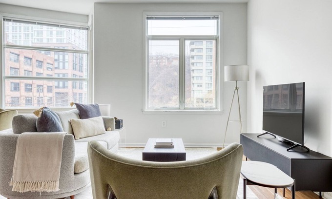 Hoboken Apartamento | Premium Hoboken 2BR w/ Gym, Pool & Lounge, near waterfront, by Blueground