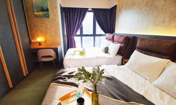 Mont Kiara Apartamento | Prestige Ooak 163 Mall & Arcoris Mont Kiara-4Pax