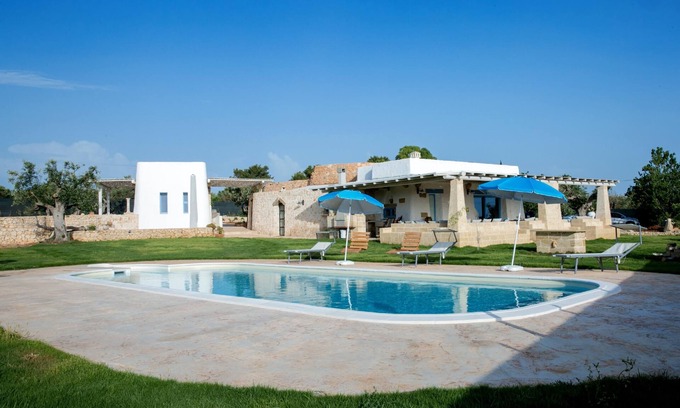 Racale Cabaña | Prestige Pool Trullo - Torre Suda