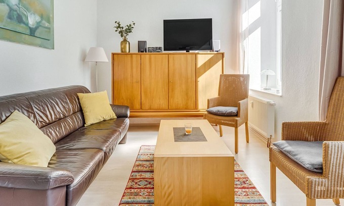 Grunhainichen Villa | Precioso apartamento con terraza grande de uso comunitario en Borstendorf