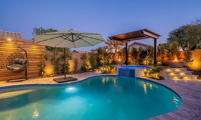 Mission Monterey Casa | Pretentious 7BR/4Bath Family Friendly Home w/250k backyard/Arcade/Heated Pool-SC