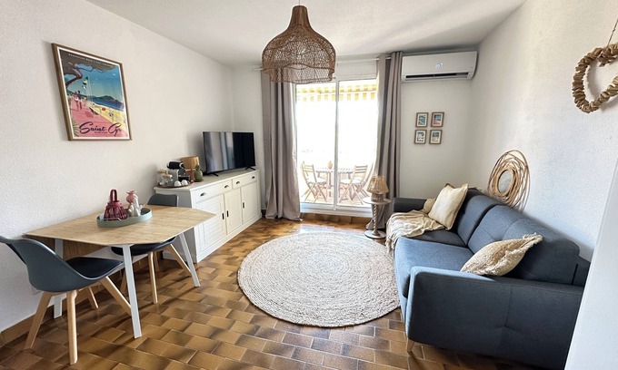 Les Lecques Apartamento | Pretty Studio for 4 people 10 min from the beautiful beaches of Saint Cyr sur Mer
