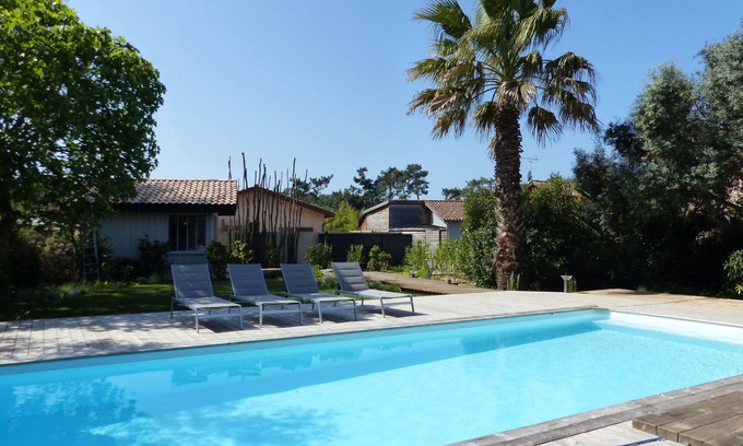 Cap-Ferret Casa | Bonita villa en el corazón de Cap Ferret, a 2 pasos del mercado.