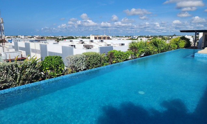 Área de la calle 12 Apartamento | Unico y Exclusivo The City Condos |Amueblado|Cocina Equipada|200Mbps|10min Playa