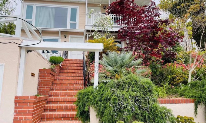 San Bruno Apartamento | Private 1BR/1BA/1 Office room near SF and SFO-W/D-Pet Friendly