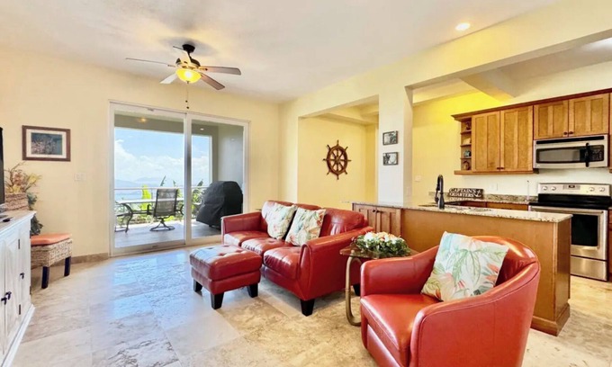 Estate Neltjeberg Apartamento | Private apartment on northside of St. Thomas overlooking 4 bays with WiFi, AC