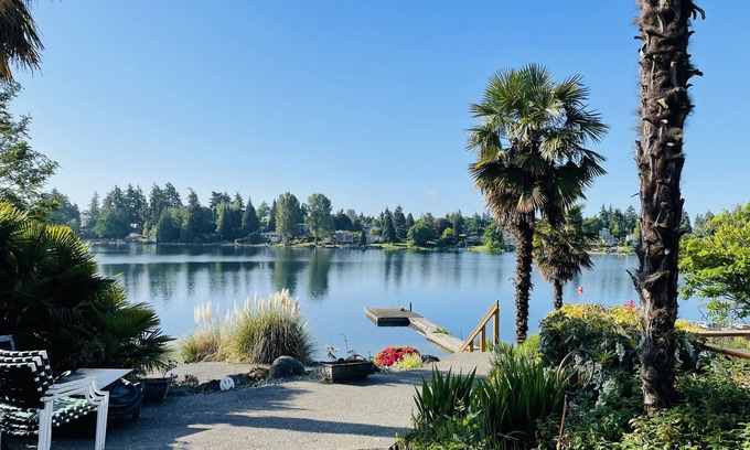 SeaTac Casa | 【Private Beach Lake House】- 7mins to SeaTac Airport