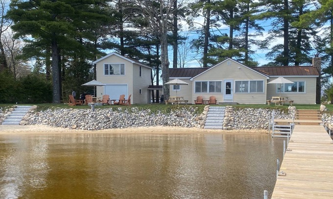 Bridgton Casa | Private Beach with the best views on Long Lake!