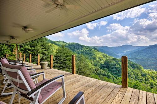 Marshall Casa | Private Blue Ridge Home with Hot Tub, Mountain Views