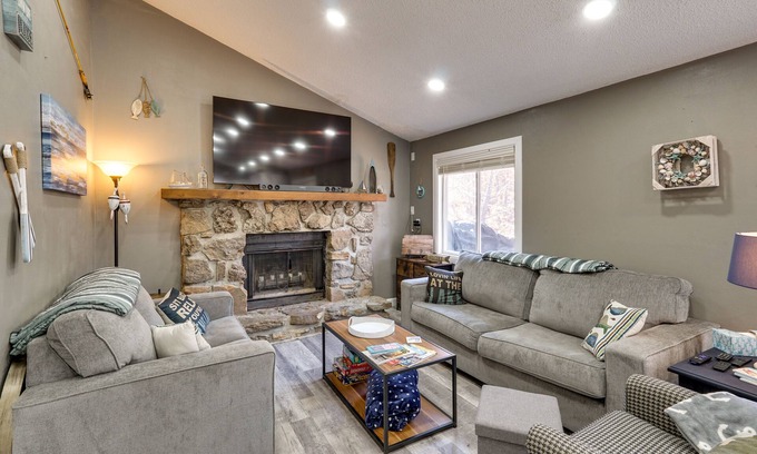 McColley Casa | Private Boat Dock: Sunrise Beach Home w/ Fire Pit
